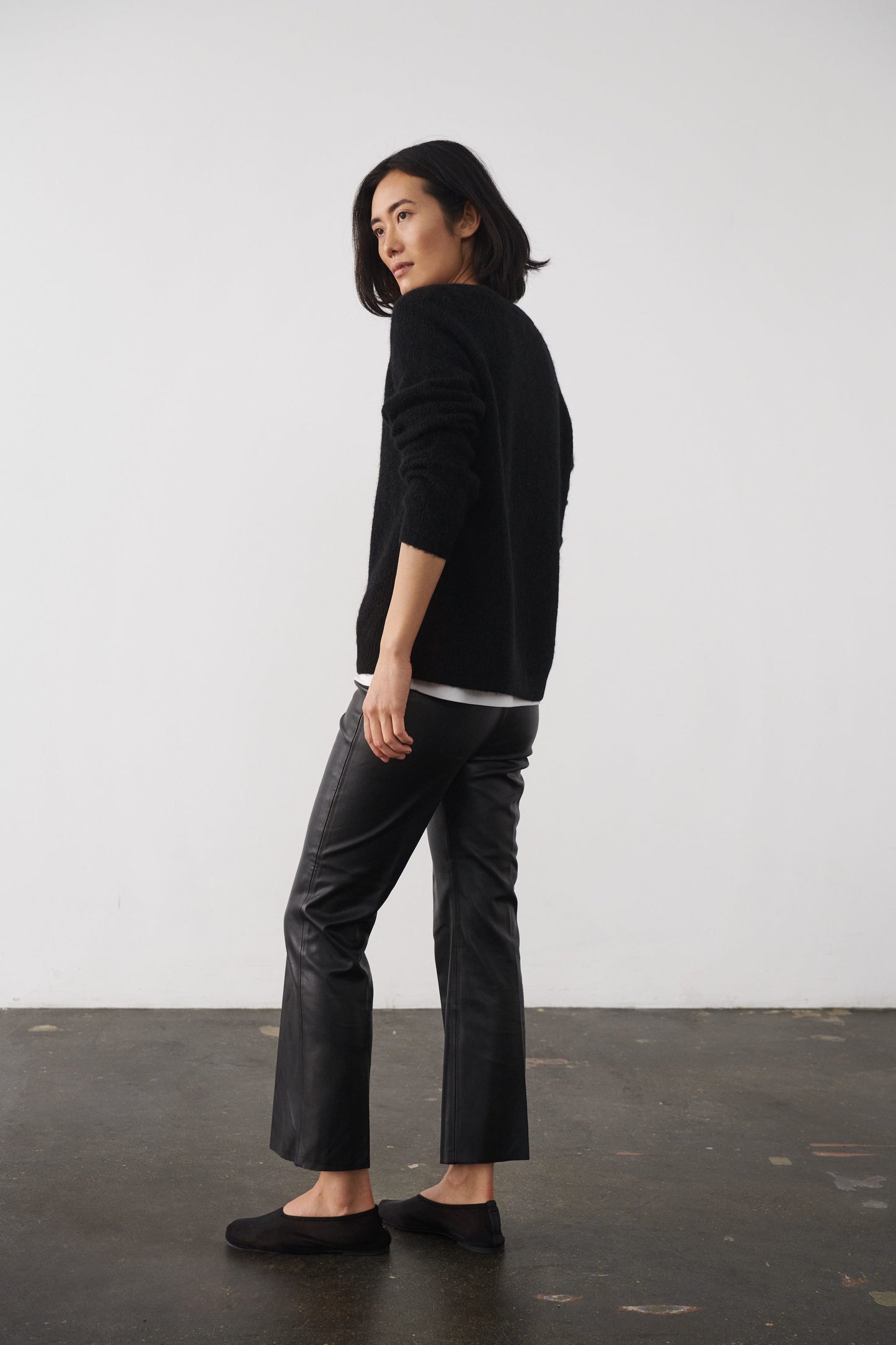 SLKaylee PU Kickflare Pants - Soaked in Luxury