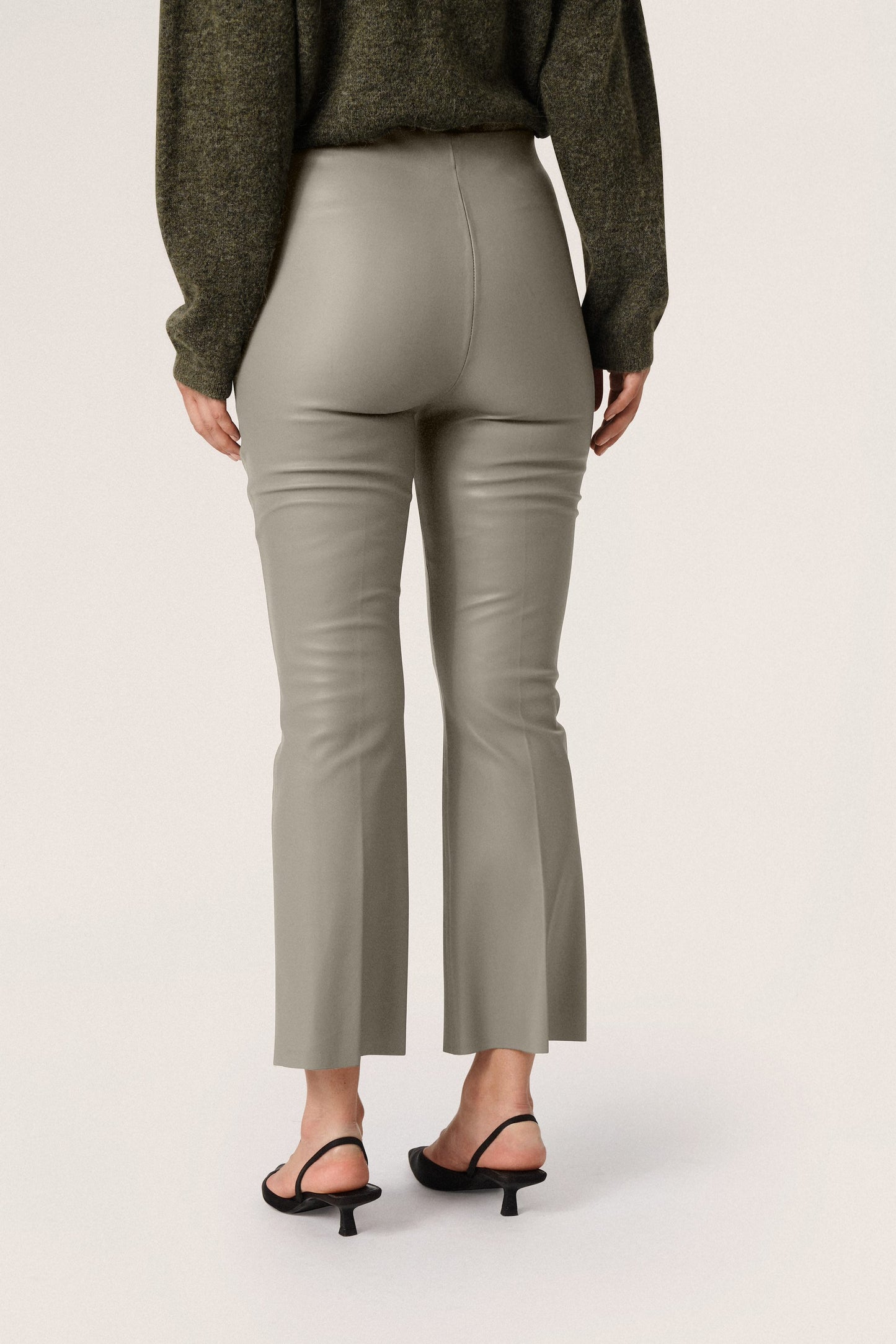 SLKaylee PU Kickflare Pants - Soaked in Luxury